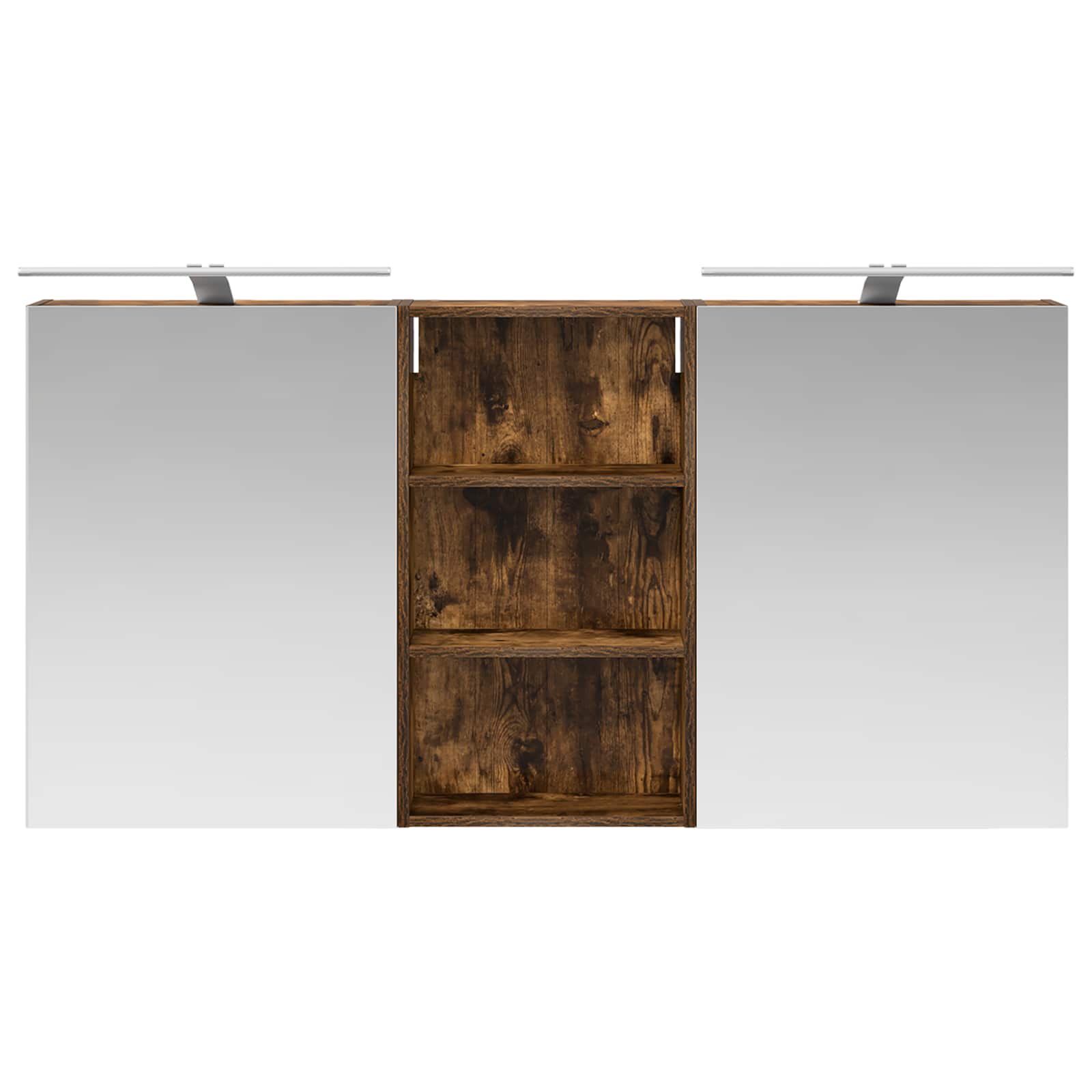 Σετ Ντουλαπιών Μπάνιου με ράφι 3 pcs 140 x 14,5 x 70 εκ - Pakobazaar