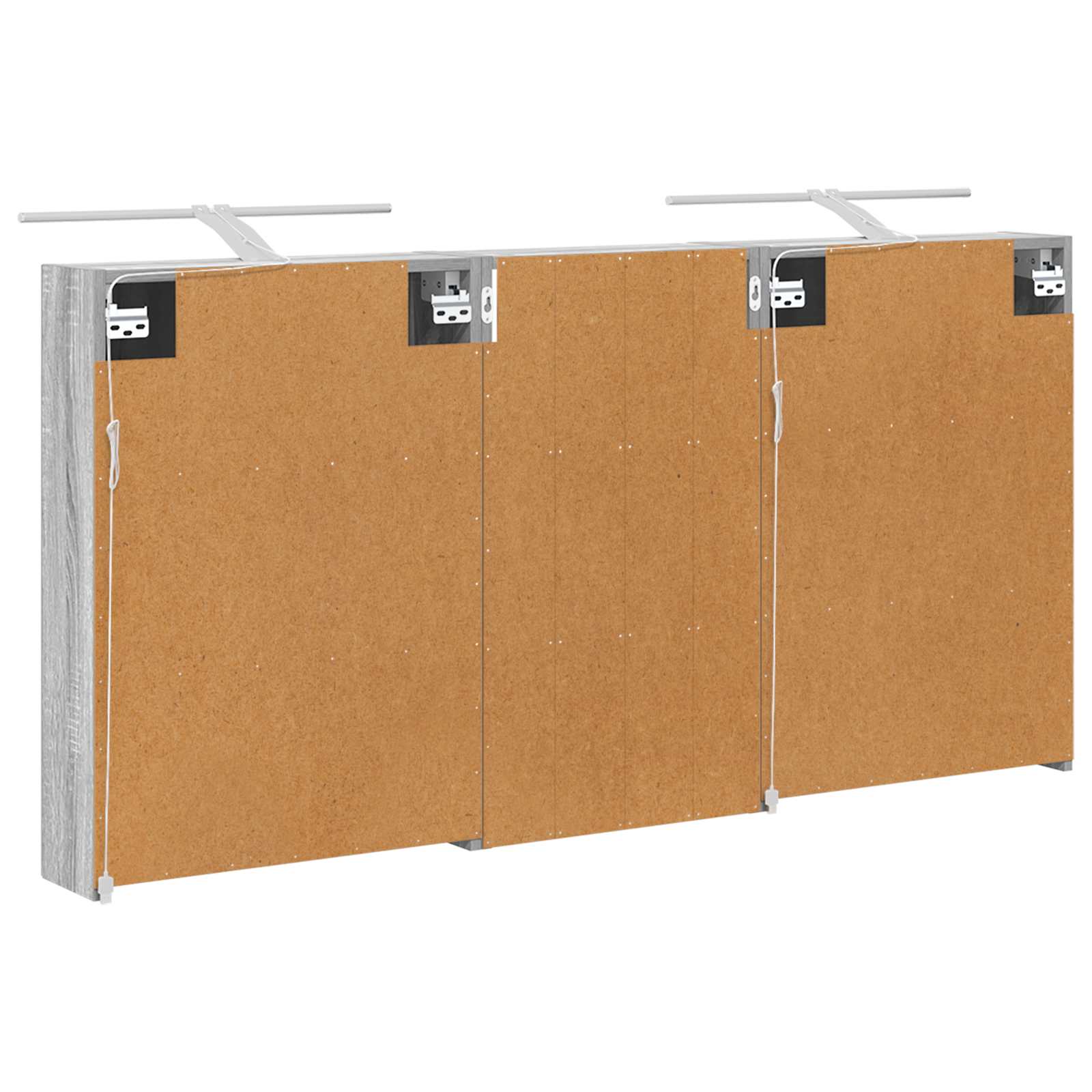 Σετ Ντουλαπιών Μπάνιου με ράφι 3 pcs 140 x 14,5 x 70 εκ - Pakobazaar