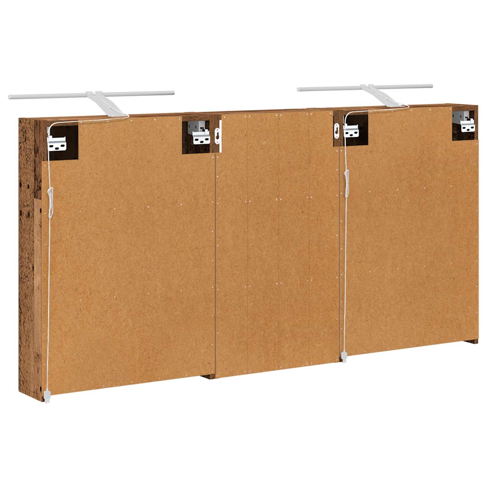 Σετ Ντουλαπιών Μπάνιου με ράφι 3 pcs 140 x 14,5 x 70 εκ - Pakobazaar