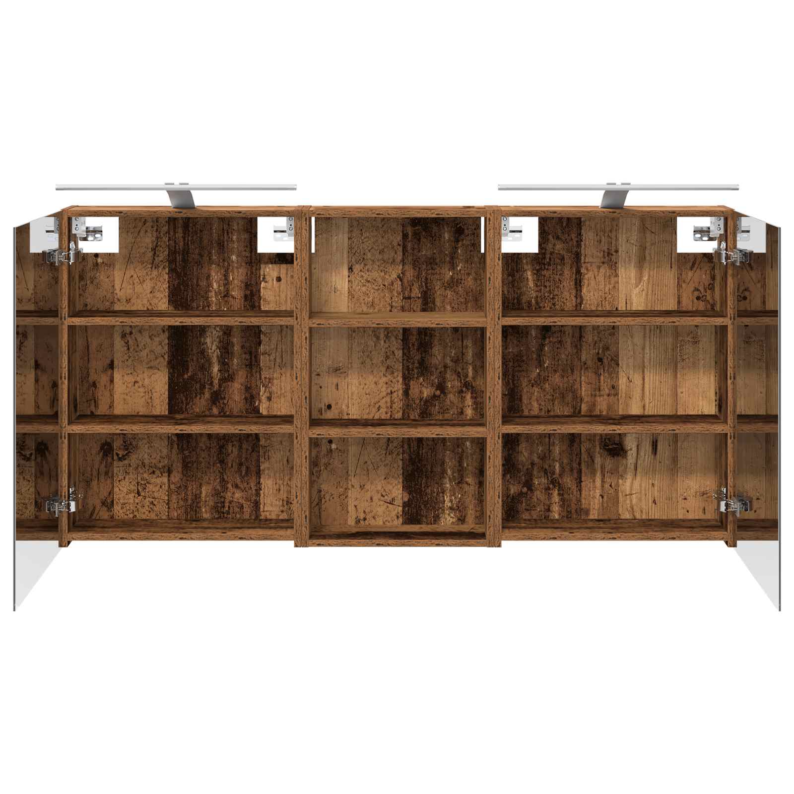 Σετ Ντουλαπιών Μπάνιου με ράφι 3 pcs 140 x 14,5 x 70 εκ - Pakobazaar