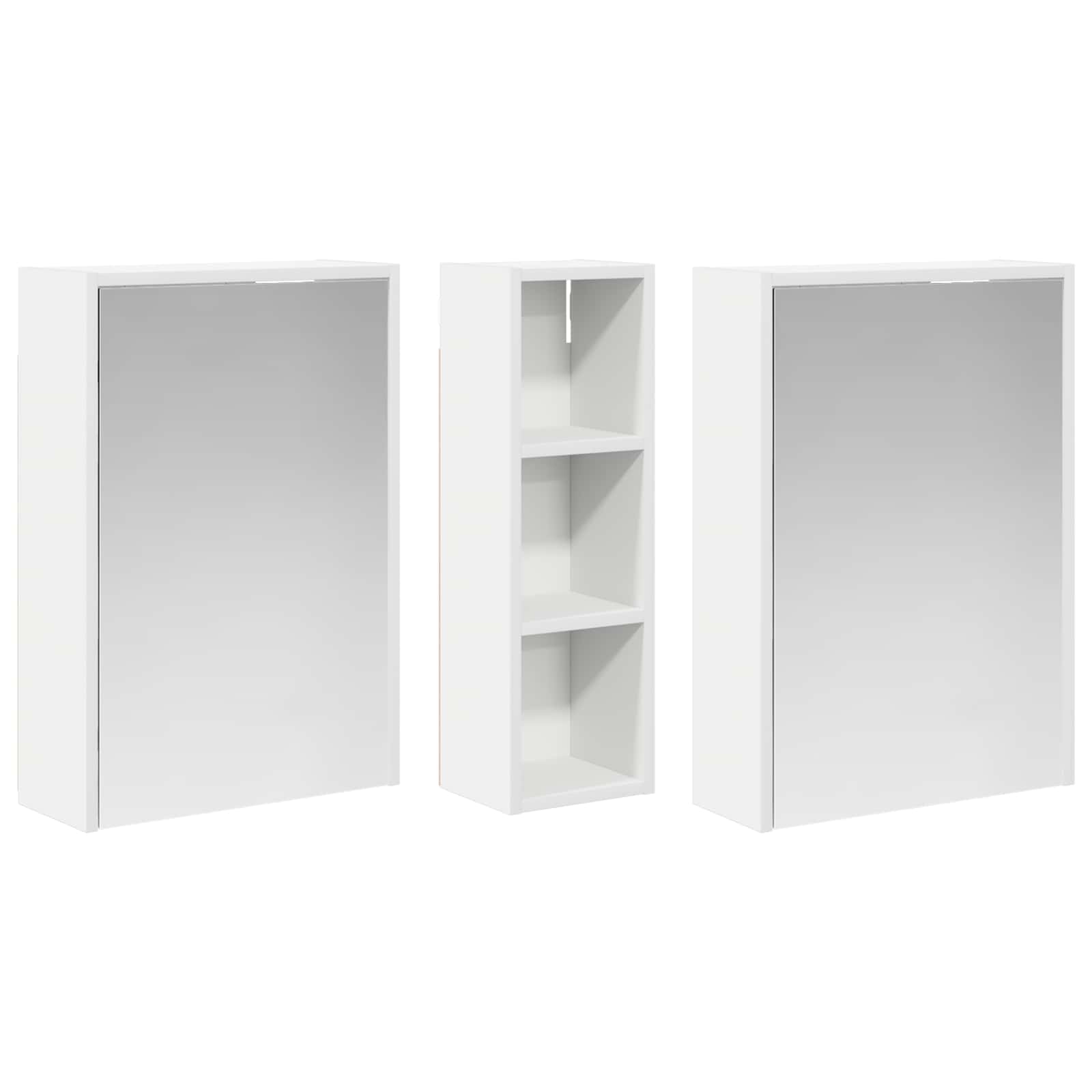 Σετ Ντουλαπιών Μπάνιου 3 pcs 106 x 16 x 62,5 εκ. - Pakobazaar