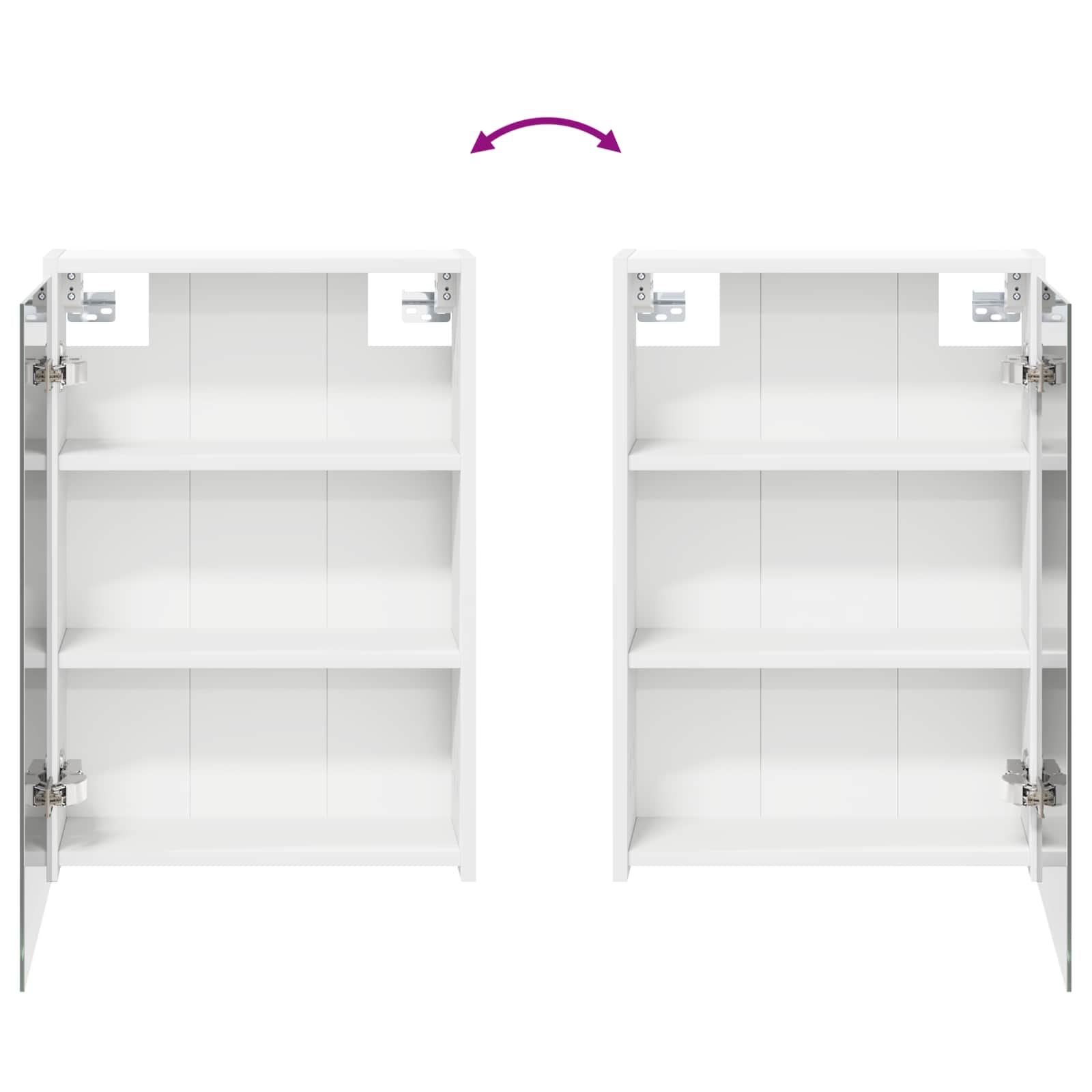 Σετ Ντουλαπιών Μπάνιου 3 pcs 106 x 16 x 62,5 εκ. - Pakobazaar