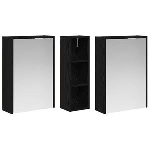 Σετ Ντουλαπιών Μπάνιου 3 τεμ. 106 x 16 x 62,5 εκ. - Pakobazaar