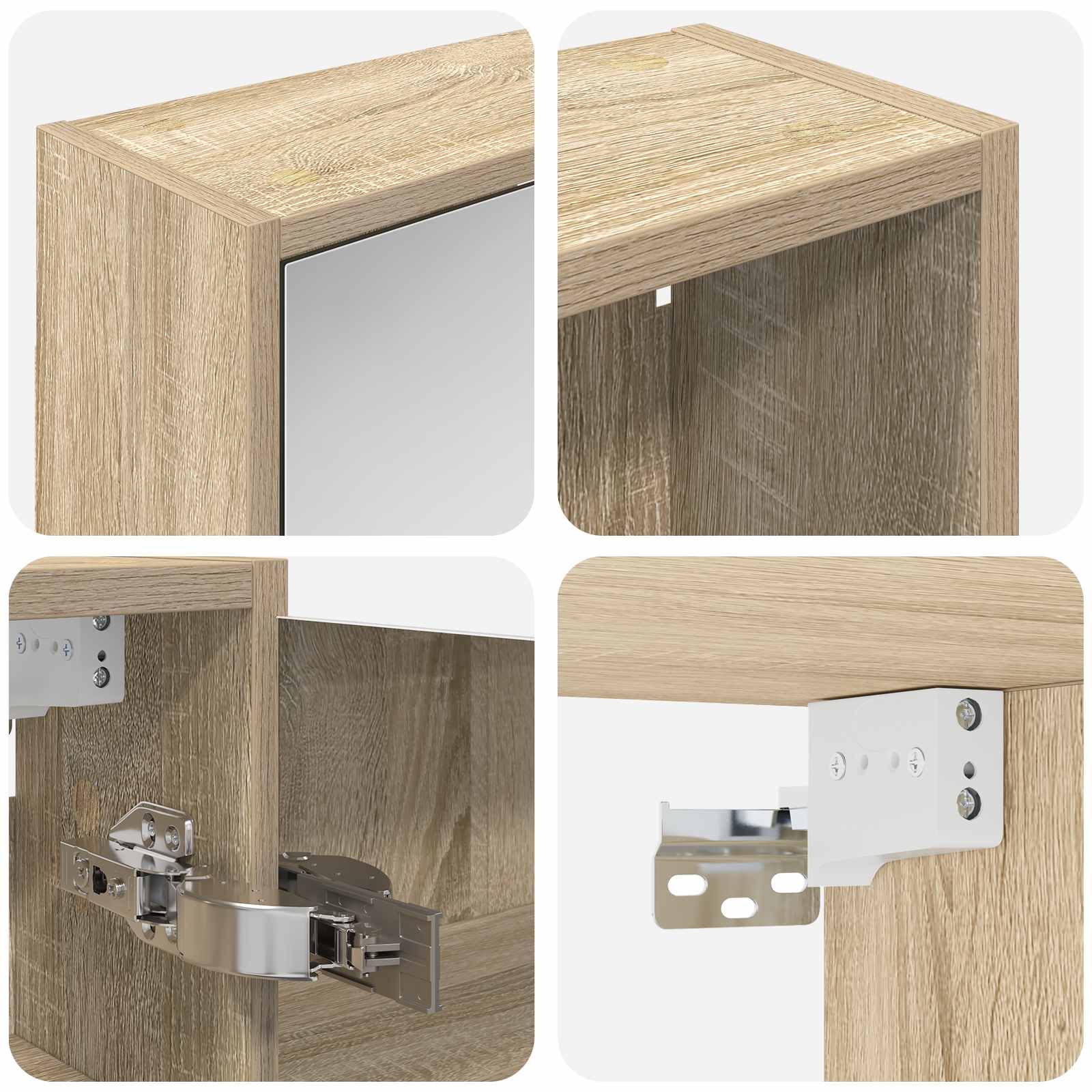 Σετ Ντουλαπιών Μπάνιου 3 pcs 106 x 16 x 62,5 εκ. - Pakobazaar