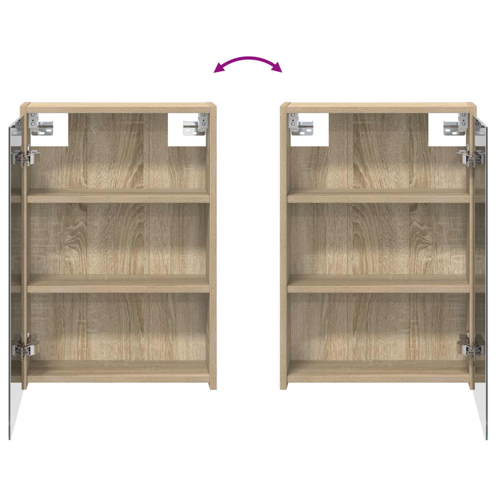 Σετ Ντουλαπιών Μπάνιου 3 pcs 106 x 16 x 62,5 εκ. - Pakobazaar