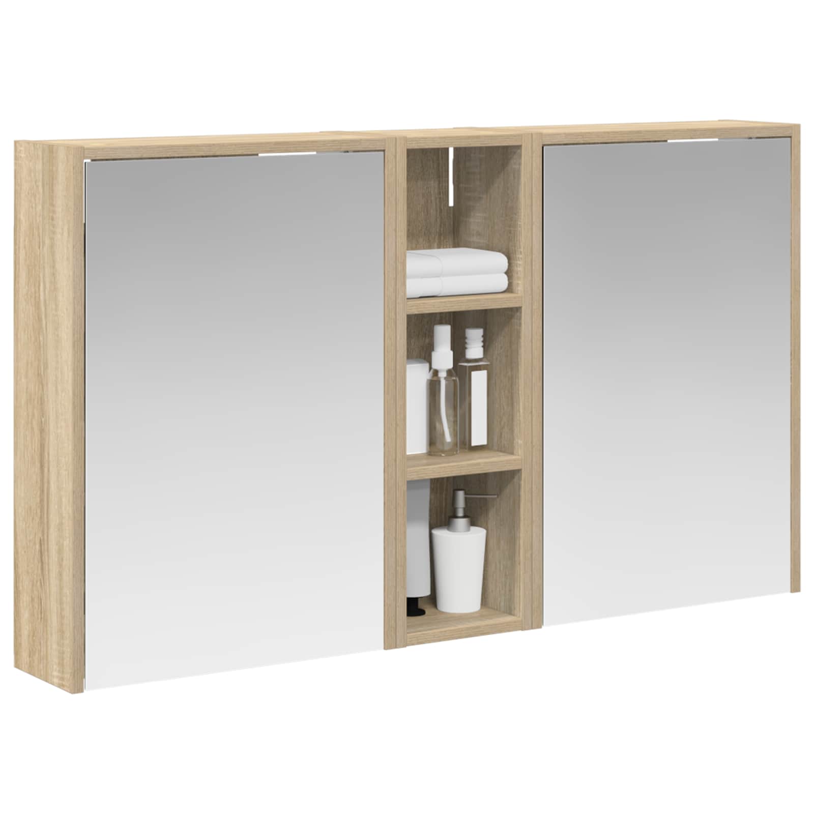 Σετ Ντουλαπιών Μπάνιου 3 pcs 106 x 16 x 62,5 εκ. - Pakobazaar