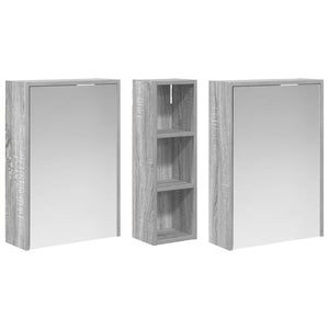 Σετ Ντουλαπιών Μπάνιου 3 pcs 106 x 16 x 62,5 εκ. - Pakobazaar