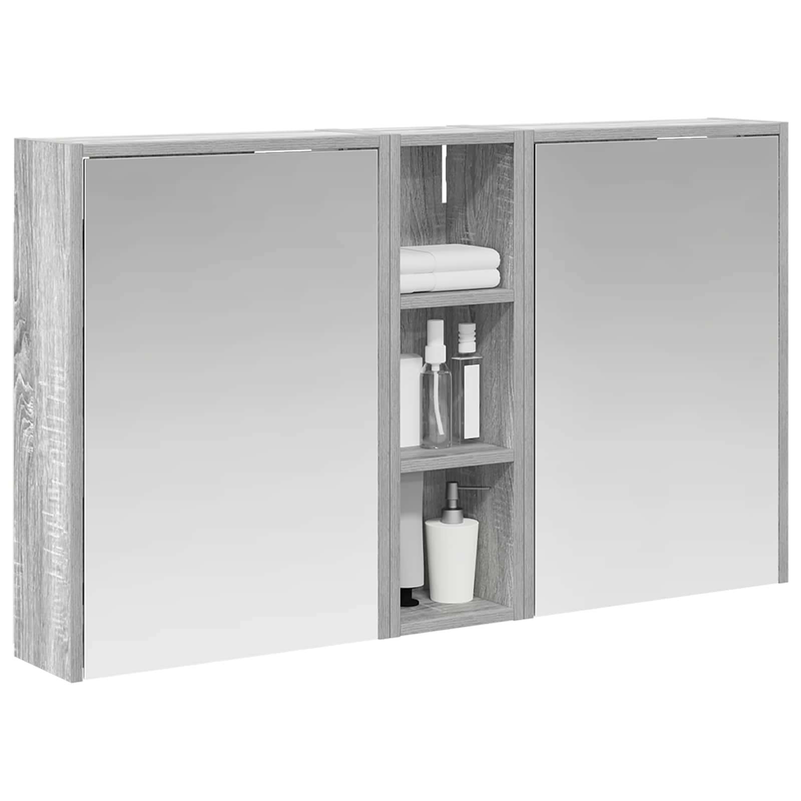 Σετ Ντουλαπιών Μπάνιου 3 pcs 106 x 16 x 62,5 εκ. - Pakobazaar