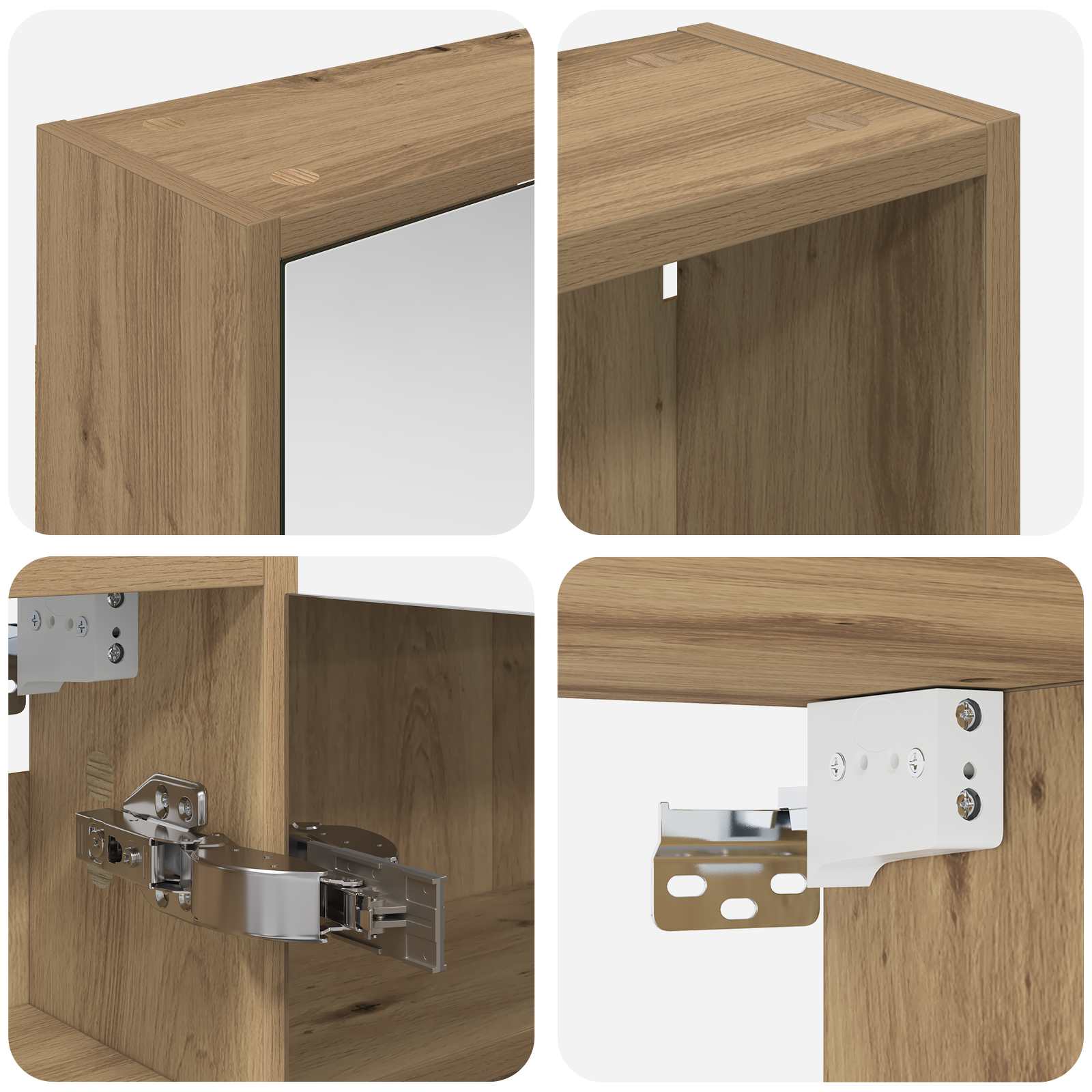 Σετ Ντουλαπιών Μπάνιου 3 pcs 106 x 16 x 62,5 εκ. - Pakobazaar
