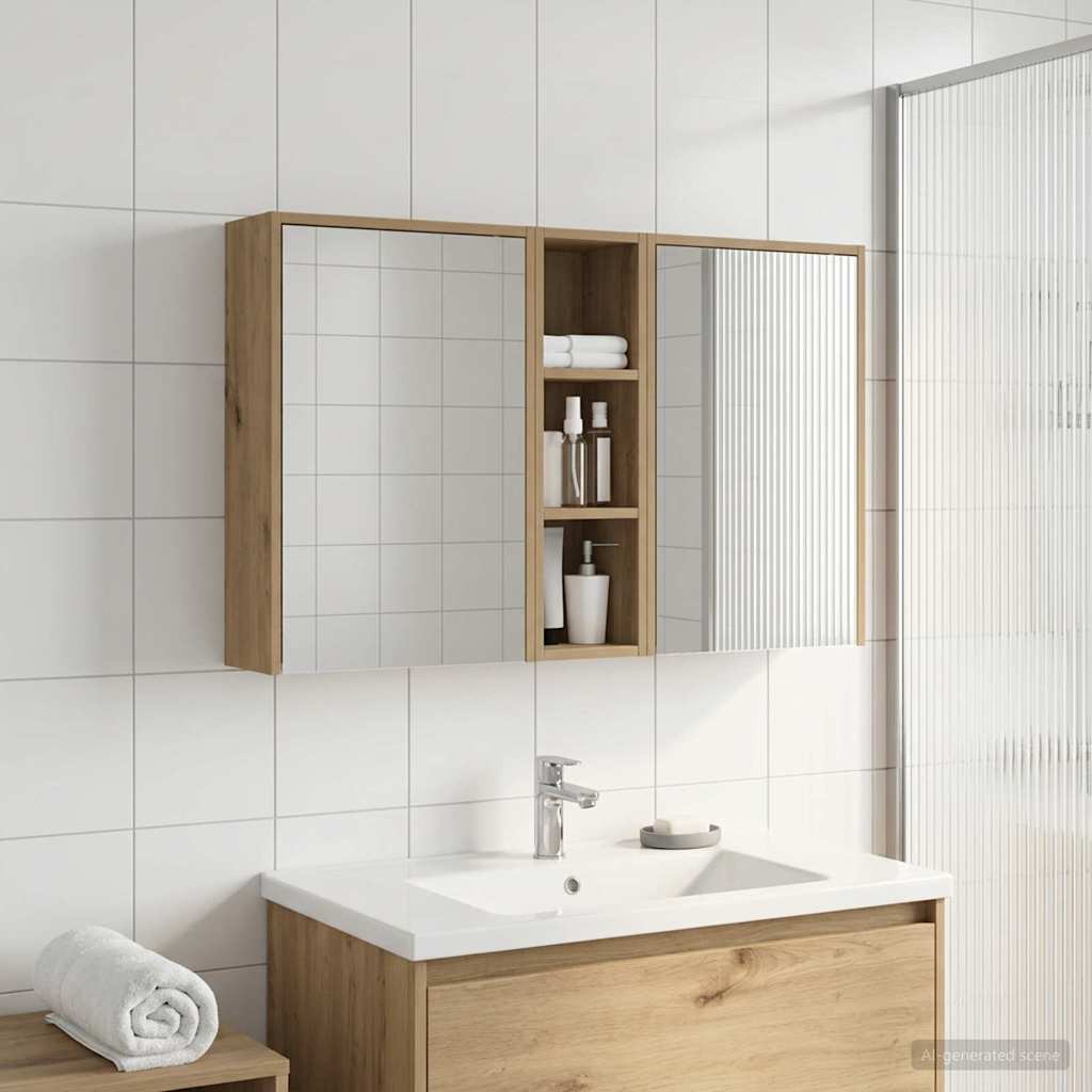 Σετ Ντουλαπιών Μπάνιου 3 pcs 106 x 16 x 62,5 εκ. - Pakobazaar
