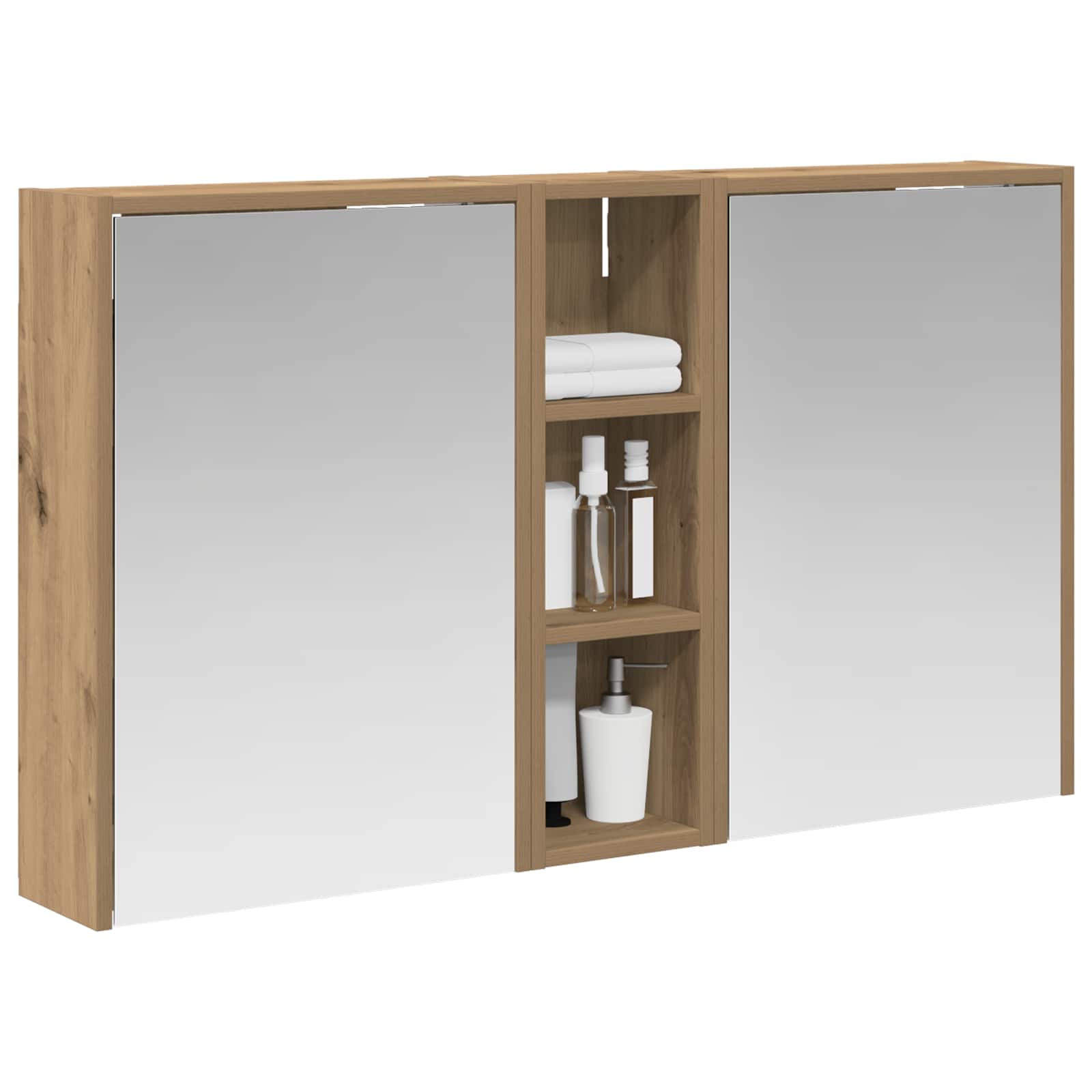 Σετ Ντουλαπιών Μπάνιου 3 pcs 106 x 16 x 62,5 εκ. - Pakobazaar