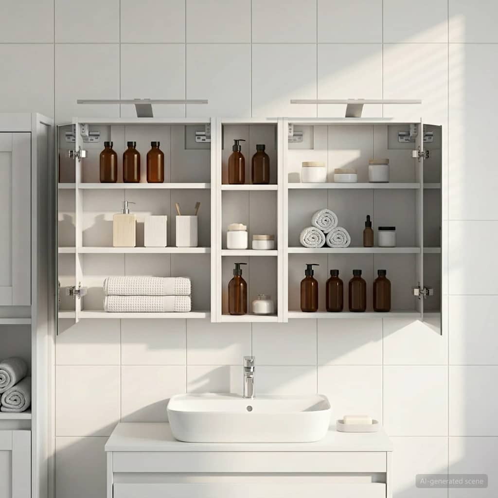 Σετ Ντουλαπιών Μπάνιου 3 pcs 106 x 16 x 62,5 εκ. - Pakobazaar