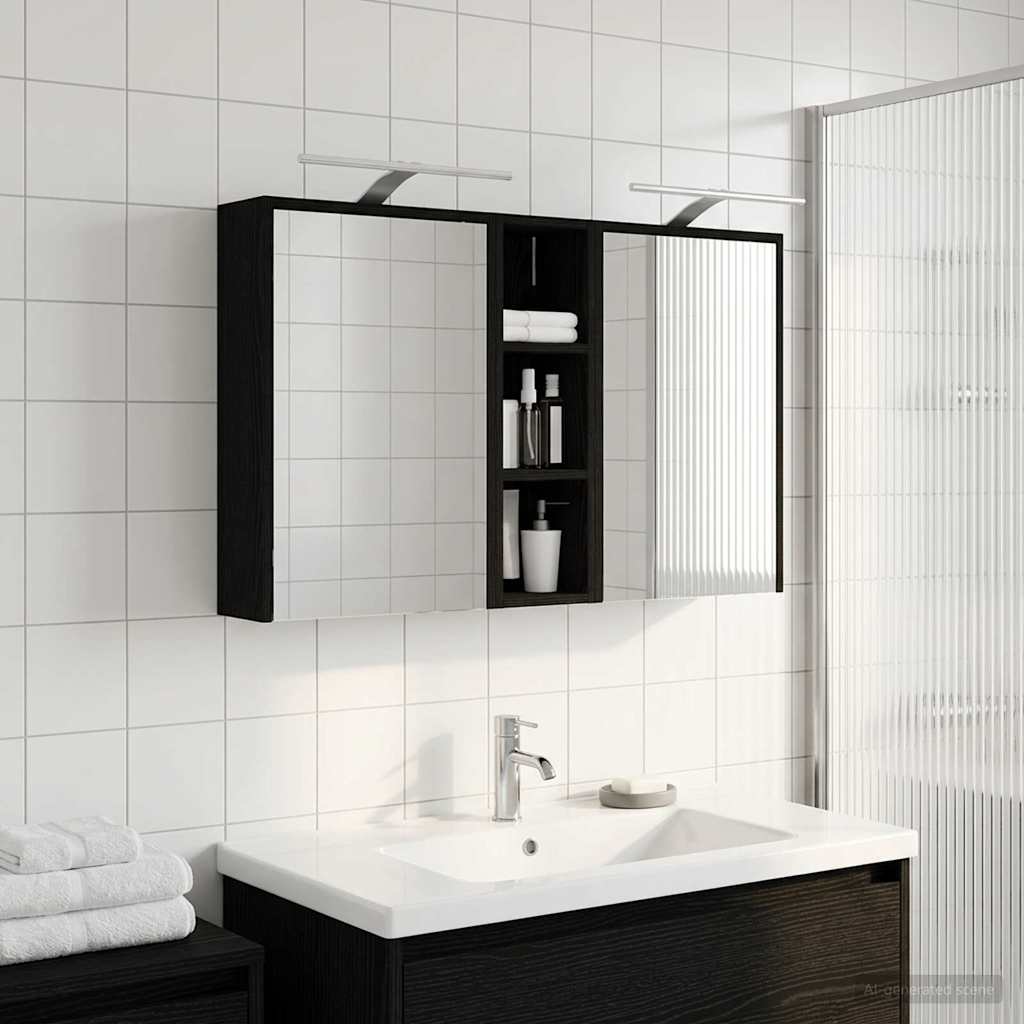 Σετ Ντουλαπιών Μπάνιου 3 pcs 106 x 16 x 62,5 εκ. - Pakobazaar