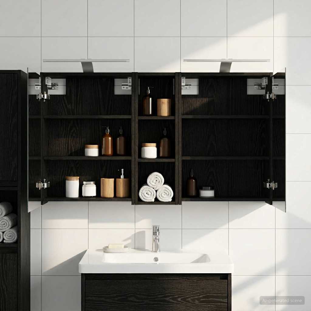 Σετ Ντουλαπιών Μπάνιου 3 pcs 106 x 16 x 62,5 εκ. - Pakobazaar