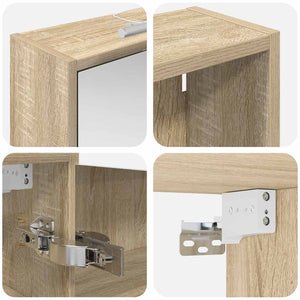 Σετ Ντουλαπιών Μπάνιου 3 pcs 106 x 16 x 62,5 εκ. - Pakobazaar