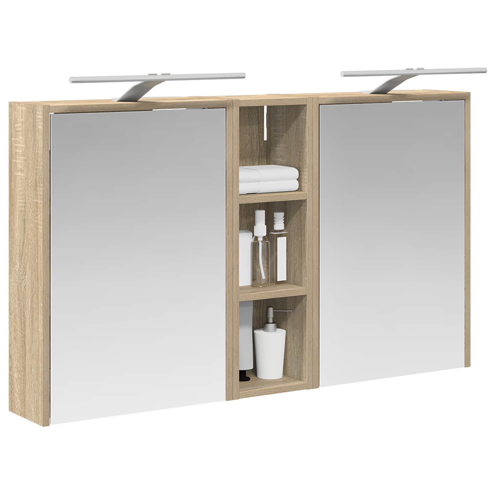 Σετ Ντουλαπιών Μπάνιου 3 pcs 106 x 16 x 62,5 εκ. - Pakobazaar