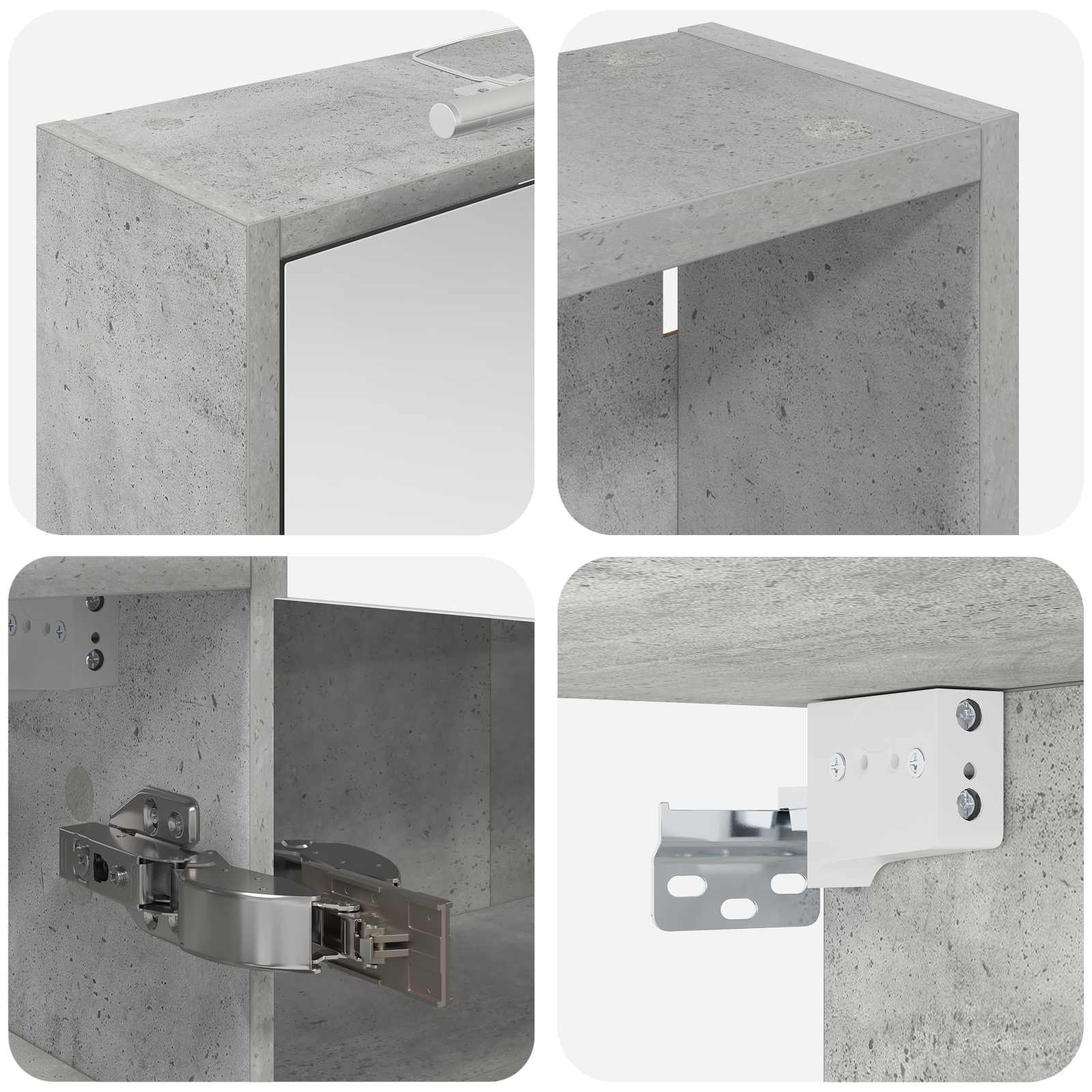 Σετ Ντουλαπιών Μπάνιου 3 pcs 106 x 16 x 62,5 εκ.