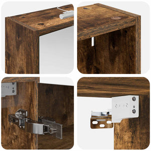 Σετ Ντουλαπιών Μπάνιου 3 pcs 106 x 16 x 62,5 εκ. - Pakobazaar