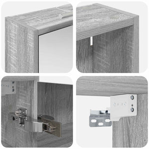 Σετ Ντουλαπιών Μπάνιου 3 pcs 106 x 16 x 62,5 εκ. - Pakobazaar