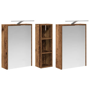 Σετ Ντουλαπιών Μπάνιου 3 pcs 106 x 16 x 62,5 εκ. - Pakobazaar
