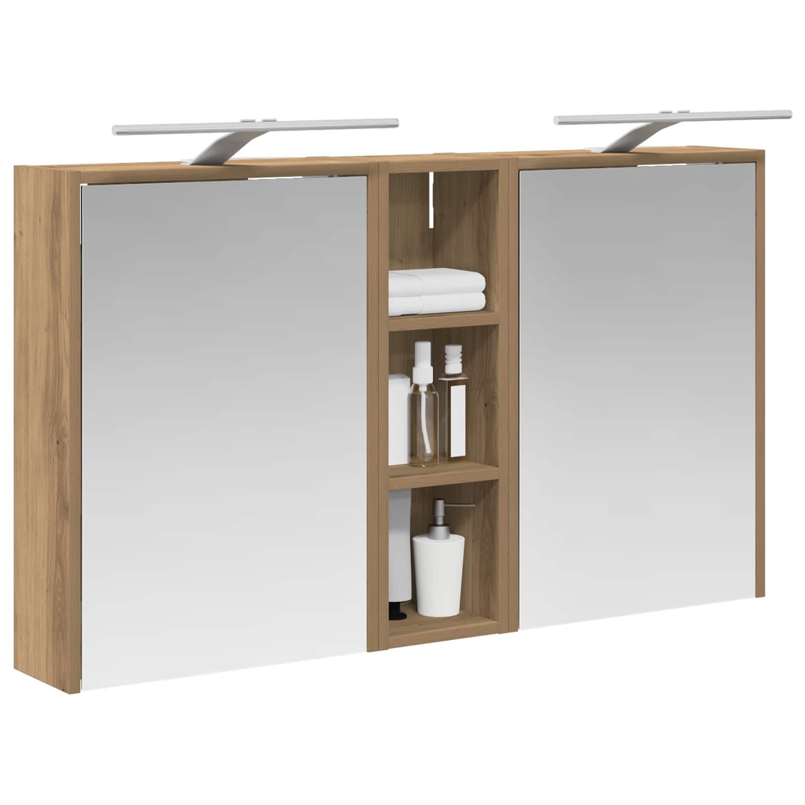 Σετ Ντουλαπιών Μπάνιου 3 pcs 106 x 16 x 62,5 εκ. - Pakobazaar