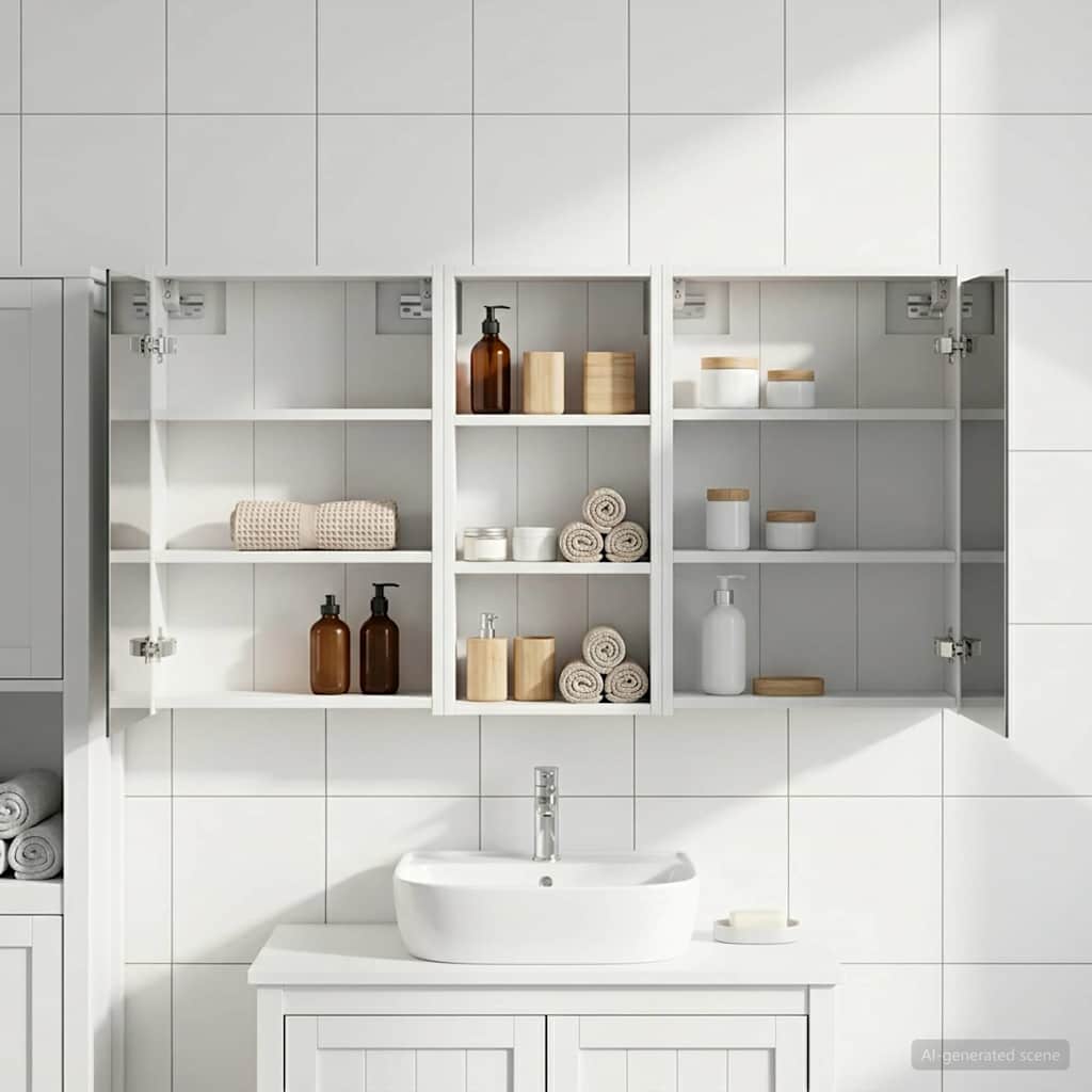 Σετ Ντουλαπιών Μπάνιου 3 pcs 116 x 16 x 62,5 εκ. - Pakobazaar