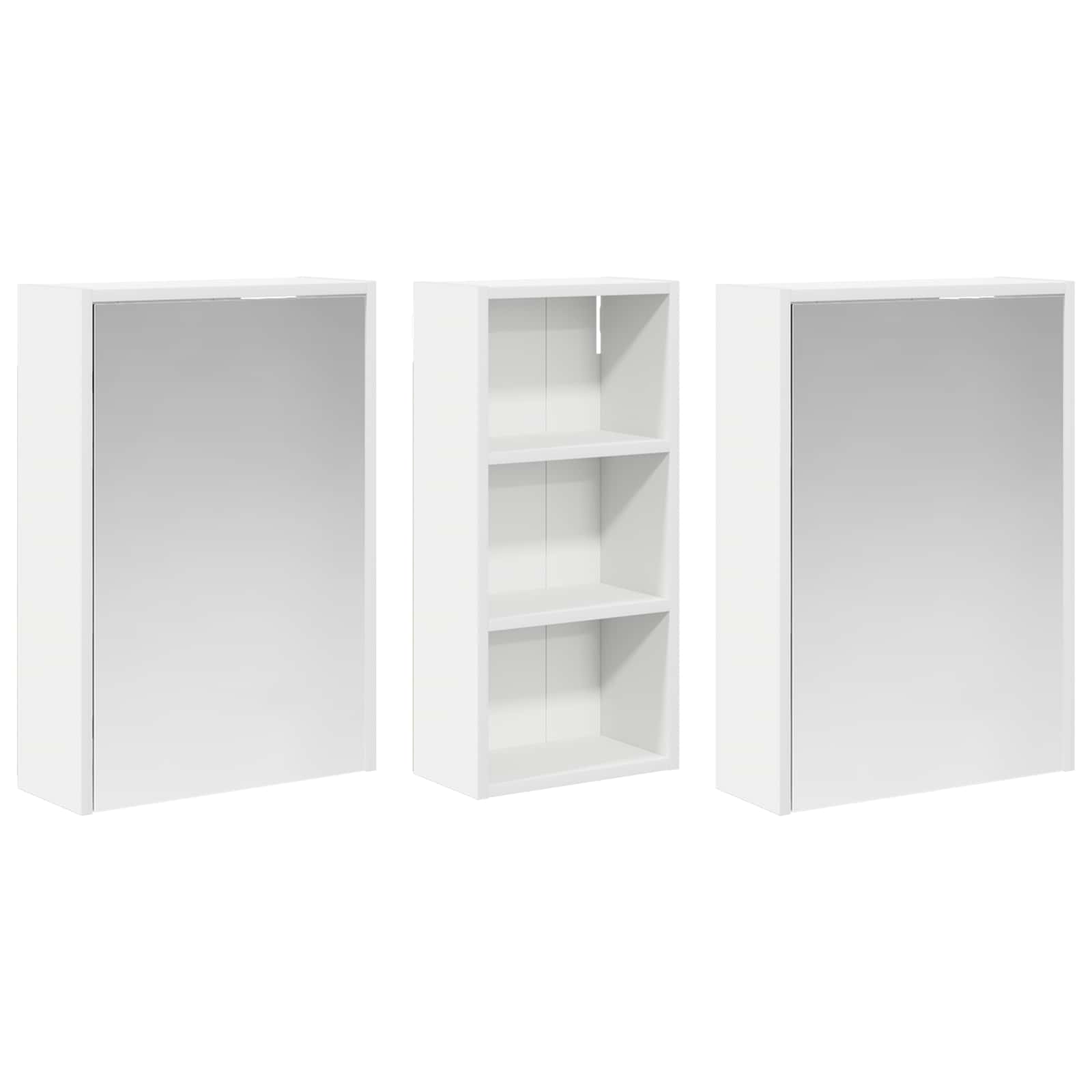 Σετ Ντουλαπιών Μπάνιου 3 pcs 116 x 16 x 62,5 εκ. - Pakobazaar