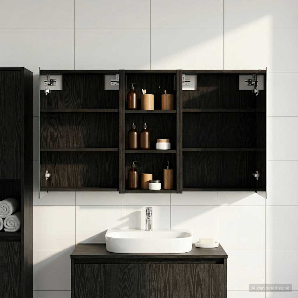 Σετ Ντουλαπιών Μπάνιου 3 pcs 116 x 16 x 62,5 εκ. - Pakobazaar
