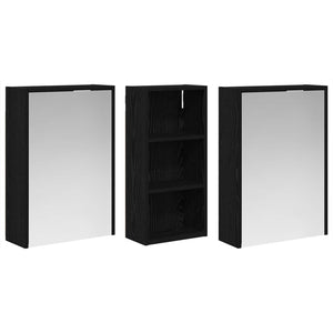 Σετ Ντουλαπιών Μπάνιου 3 τεμ. 116 x 16 x 62,5 εκ. - Pakobazaar
