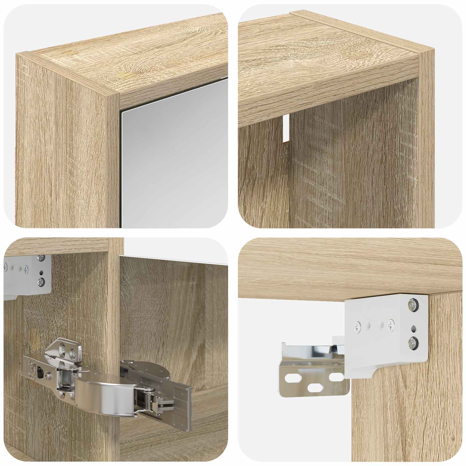 Σετ Ντουλαπιών Μπάνιου 3 pcs 116 x 16 x 62,5 εκ. - Pakobazaar