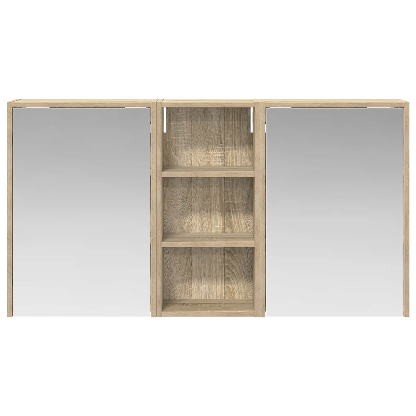 Σετ Ντουλαπιών Μπάνιου 3 pcs 116 x 16 x 62,5 εκ. - Pakobazaar
