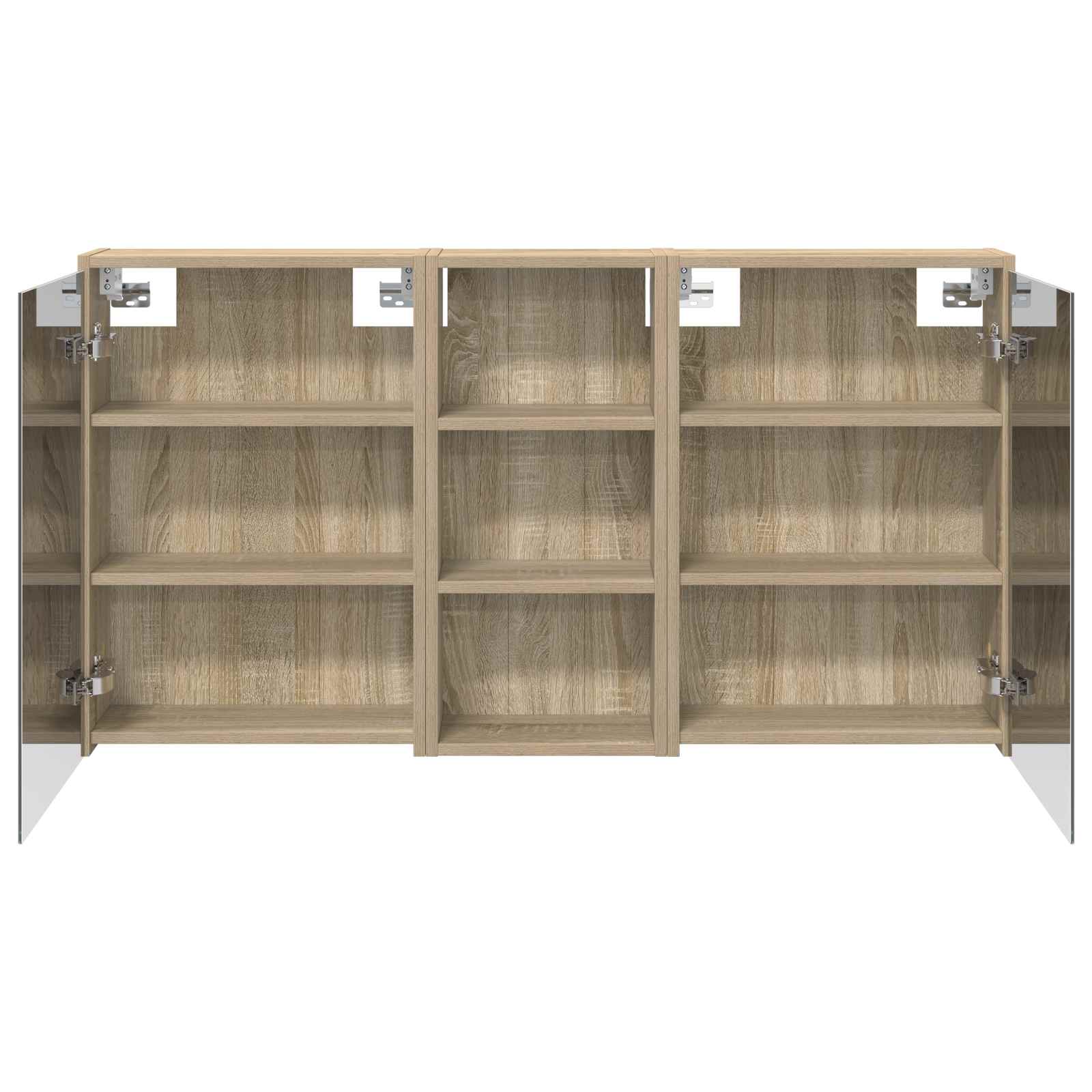 Σετ Ντουλαπιών Μπάνιου 3 pcs 116 x 16 x 62,5 εκ. - Pakobazaar