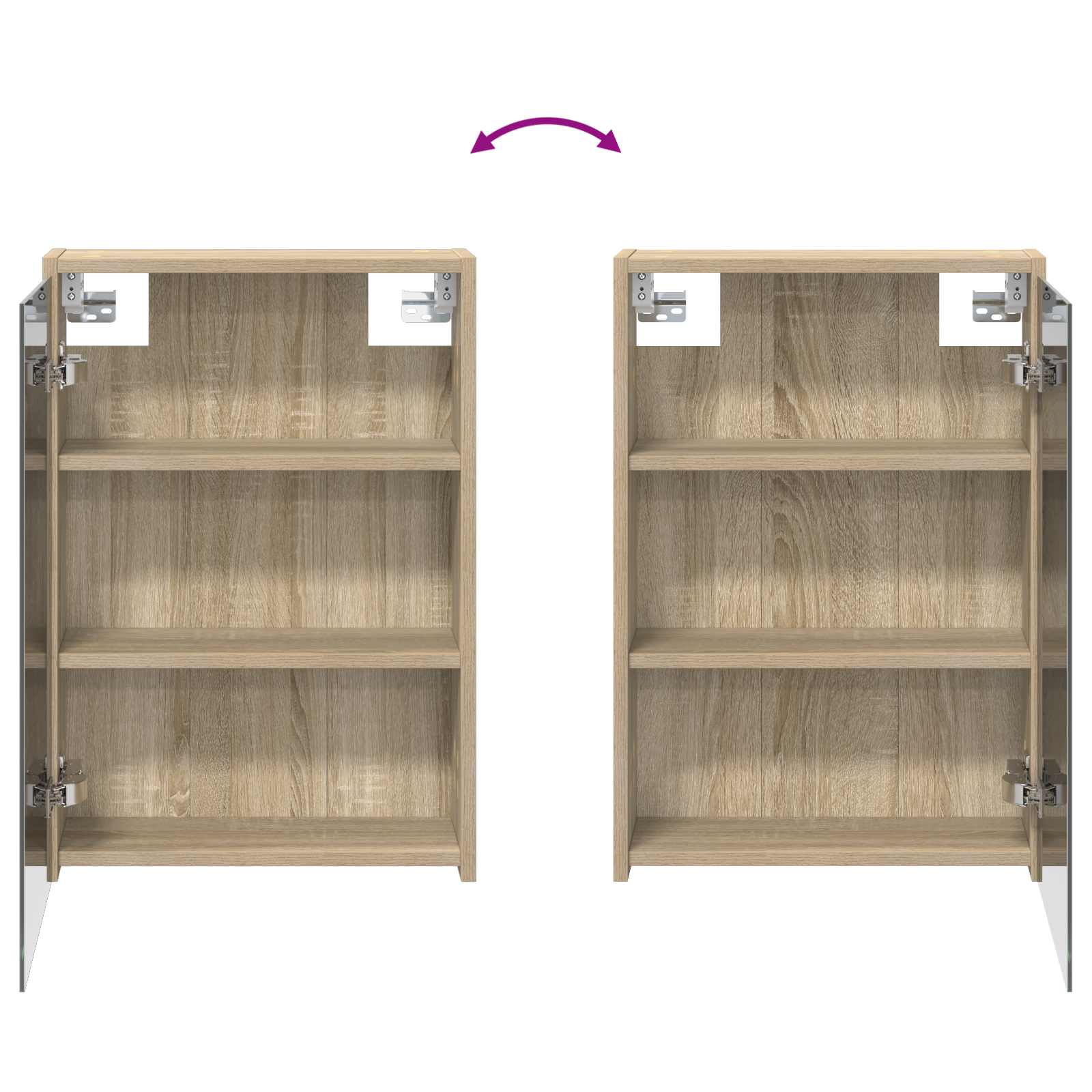 Σετ Ντουλαπιών Μπάνιου 3 pcs 116 x 16 x 62,5 εκ. - Pakobazaar