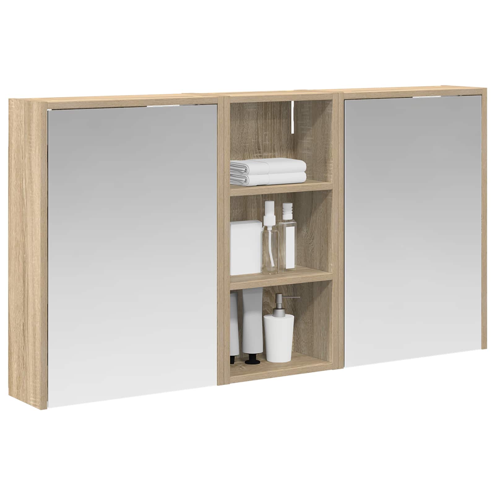 Σετ Ντουλαπιών Μπάνιου 3 pcs 116 x 16 x 62,5 εκ. - Pakobazaar