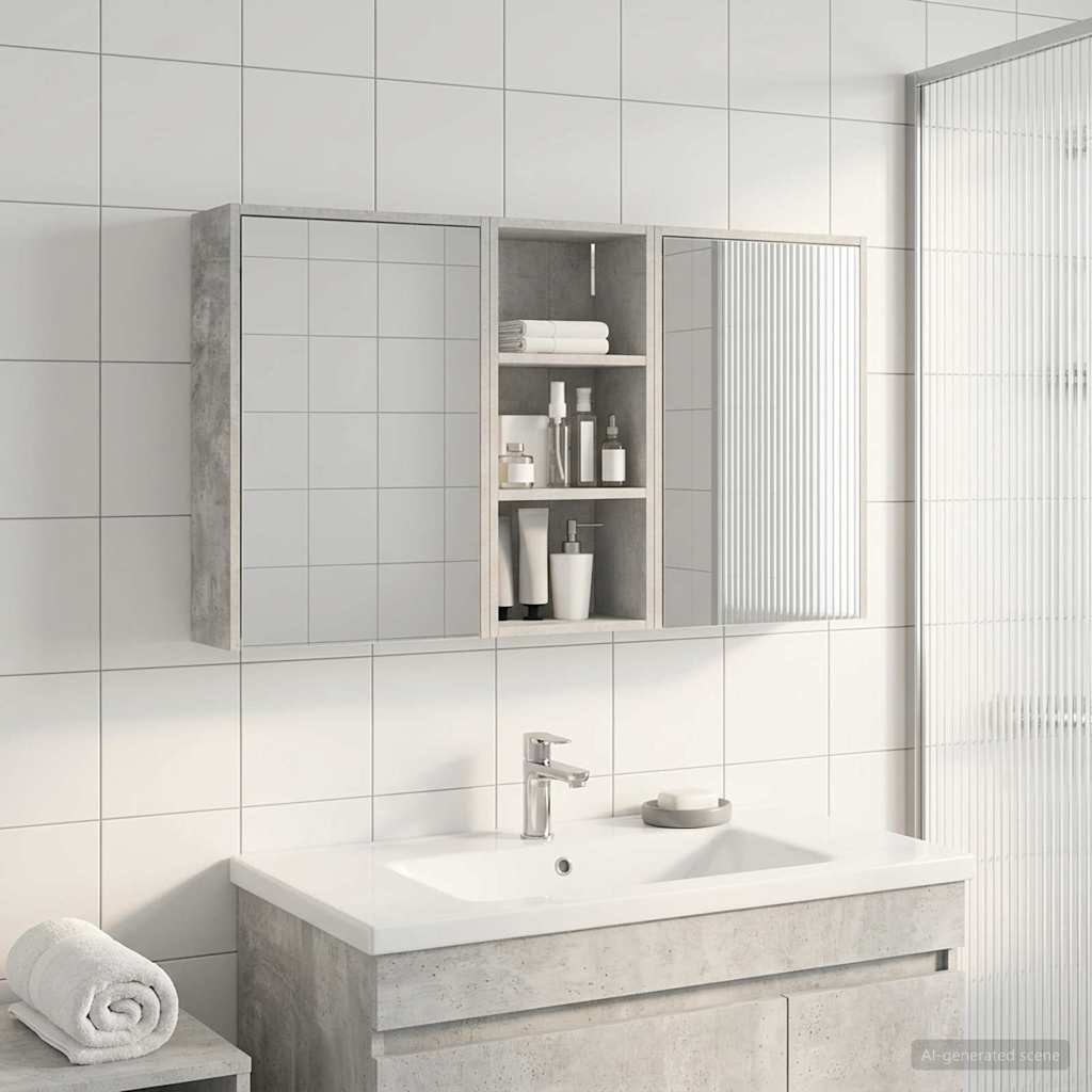 Σετ Ντουλαπιών Μπάνιου 3 pcs 116 x 16 x 62,5 εκ. - Pakobazaar