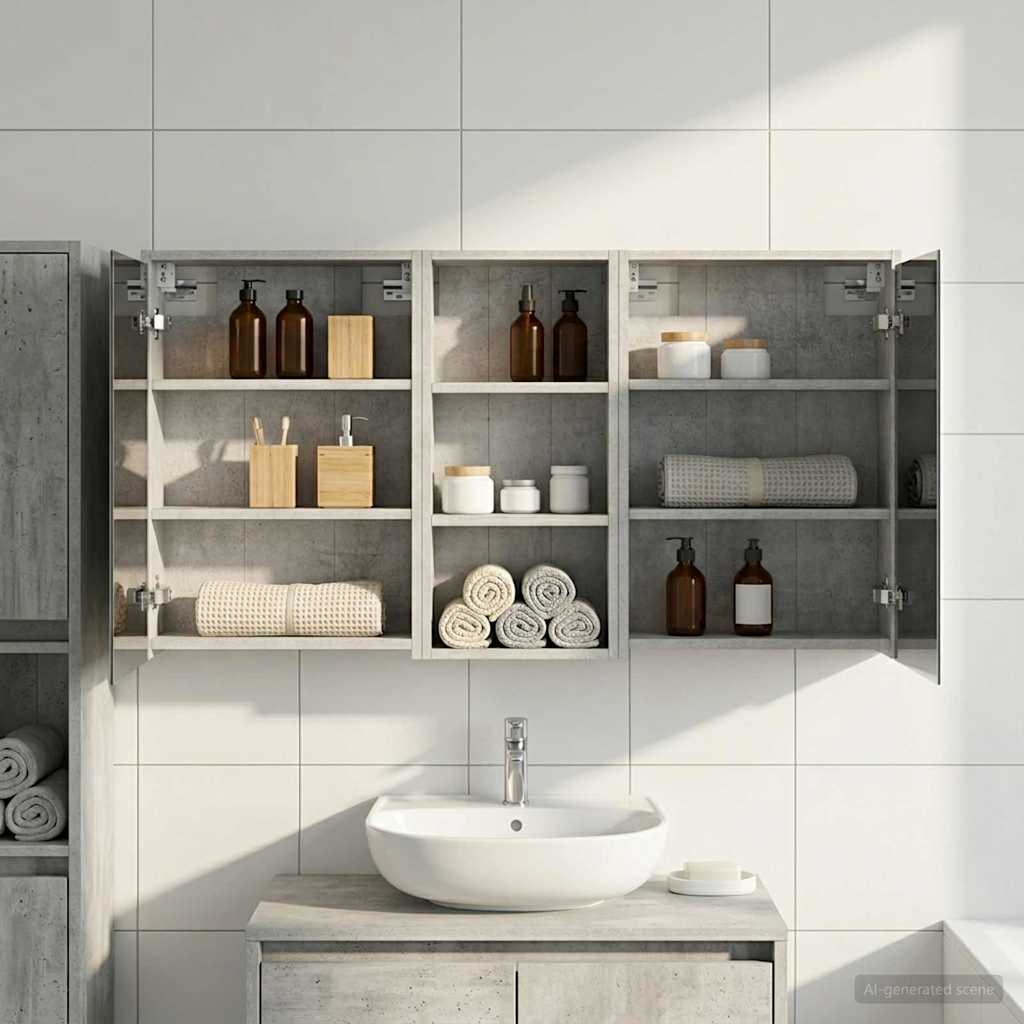 Σετ Ντουλαπιών Μπάνιου 3 pcs 116 x 16 x 62,5 εκ. - Pakobazaar