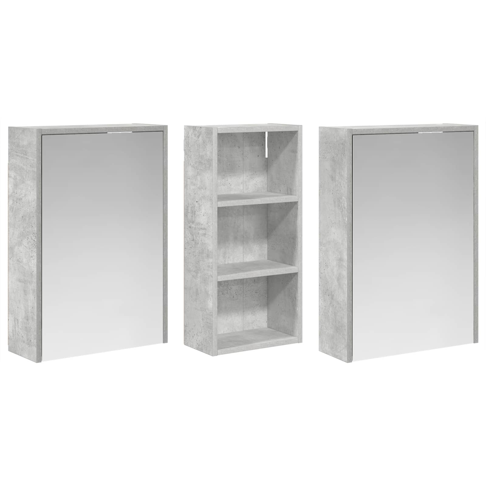 Σετ Ντουλαπιών Μπάνιου 3 pcs 116 x 16 x 62,5 εκ. - Pakobazaar