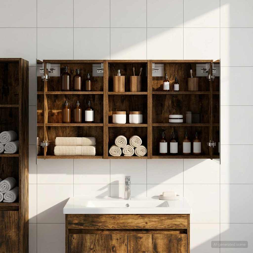 Σετ Ντουλαπιών Μπάνιου 3 pcs 116 x 16 x 62,5 εκ. - Pakobazaar