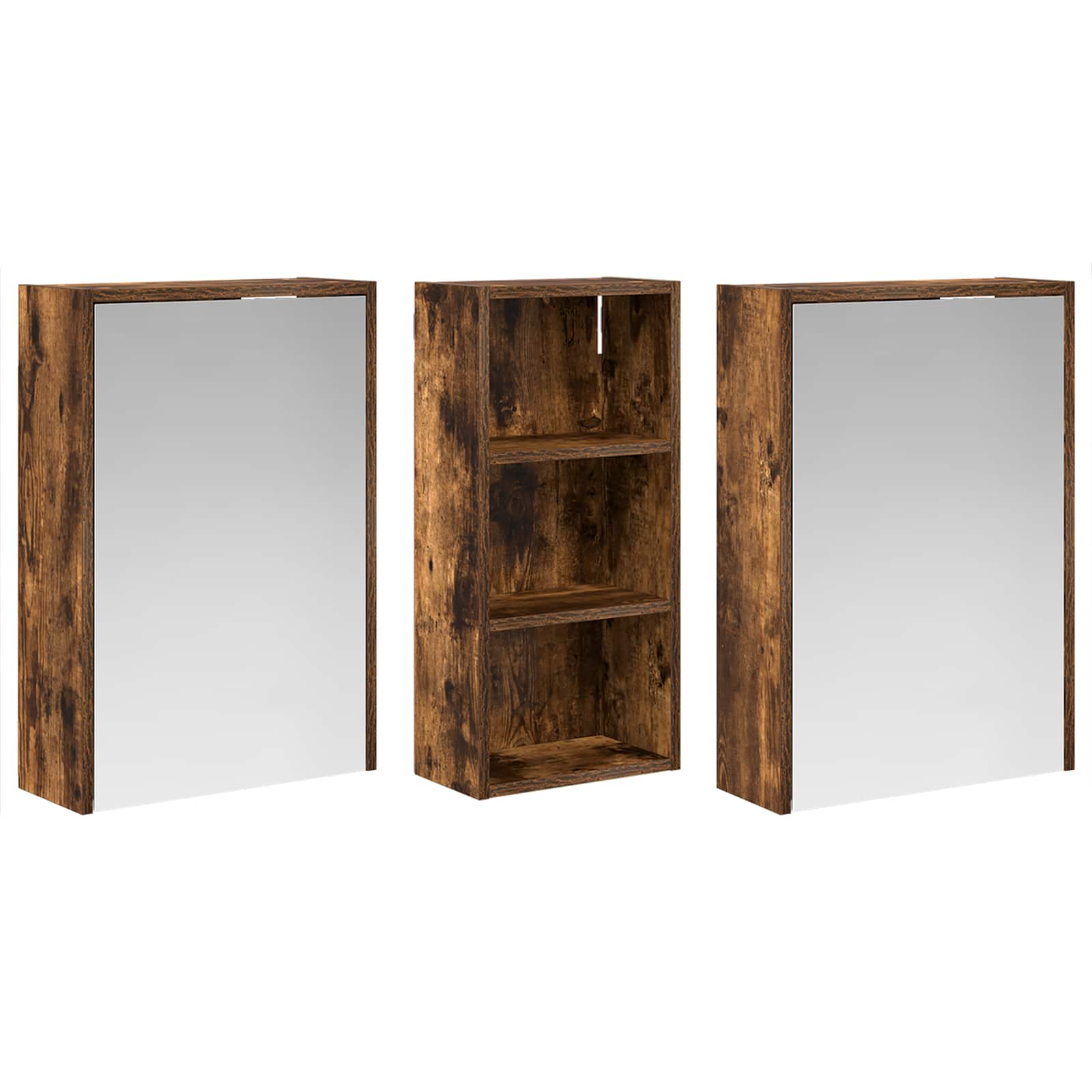 Σετ Ντουλαπιών Μπάνιου 3 pcs 116 x 16 x 62,5 εκ. - Pakobazaar