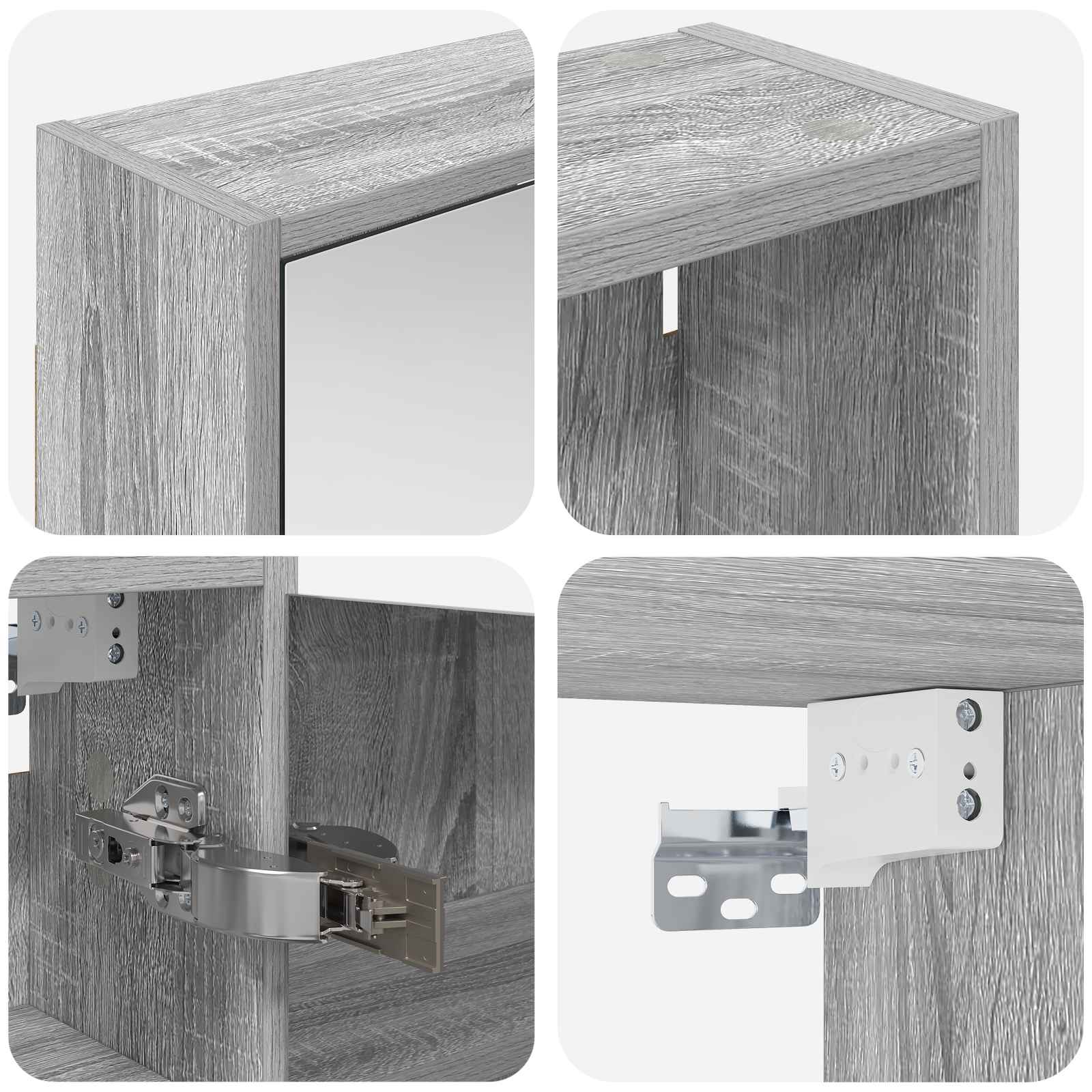 Σετ Ντουλαπιών Μπάνιου 3 pcs 116 x 16 x 62,5 εκ. - Pakobazaar