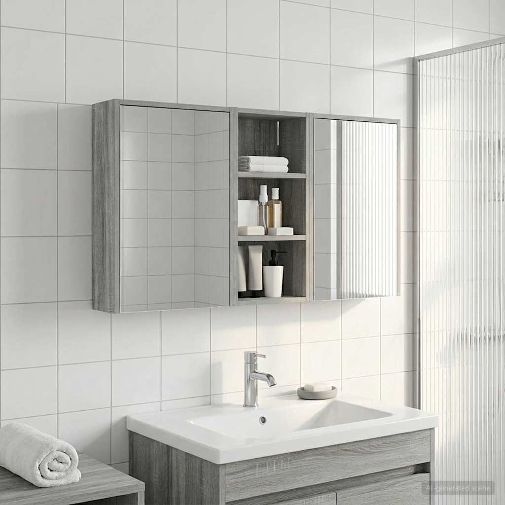 Σετ Ντουλαπιών Μπάνιου 3 pcs 116 x 16 x 62,5 εκ. - Pakobazaar