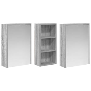 Σετ Ντουλαπιών Μπάνιου 3 pcs 116 x 16 x 62,5 εκ. - Pakobazaar