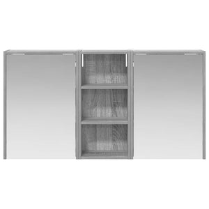 Σετ Ντουλαπιών Μπάνιου 3 pcs 116 x 16 x 62,5 εκ. - Pakobazaar