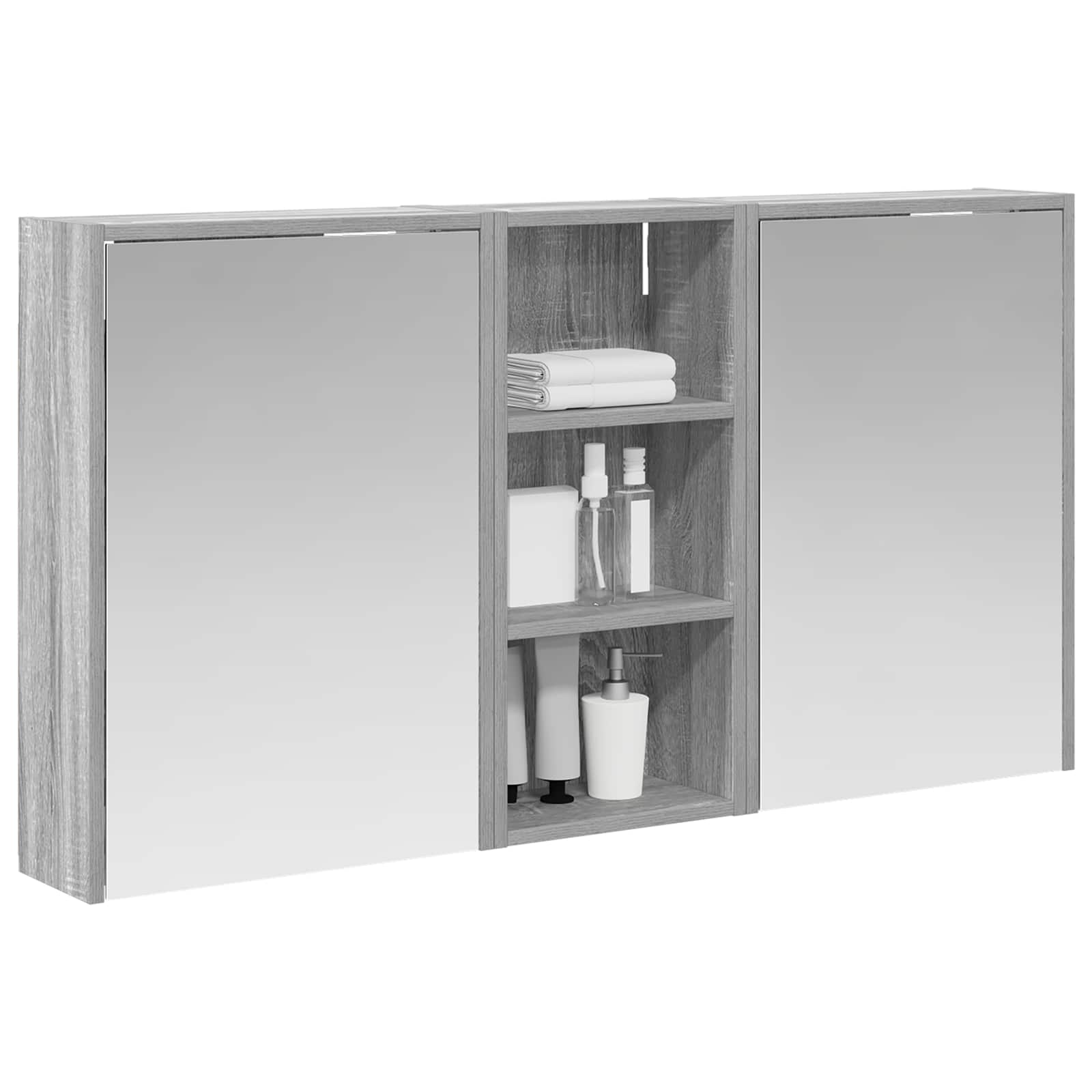 Σετ Ντουλαπιών Μπάνιου 3 pcs 116 x 16 x 62,5 εκ. - Pakobazaar