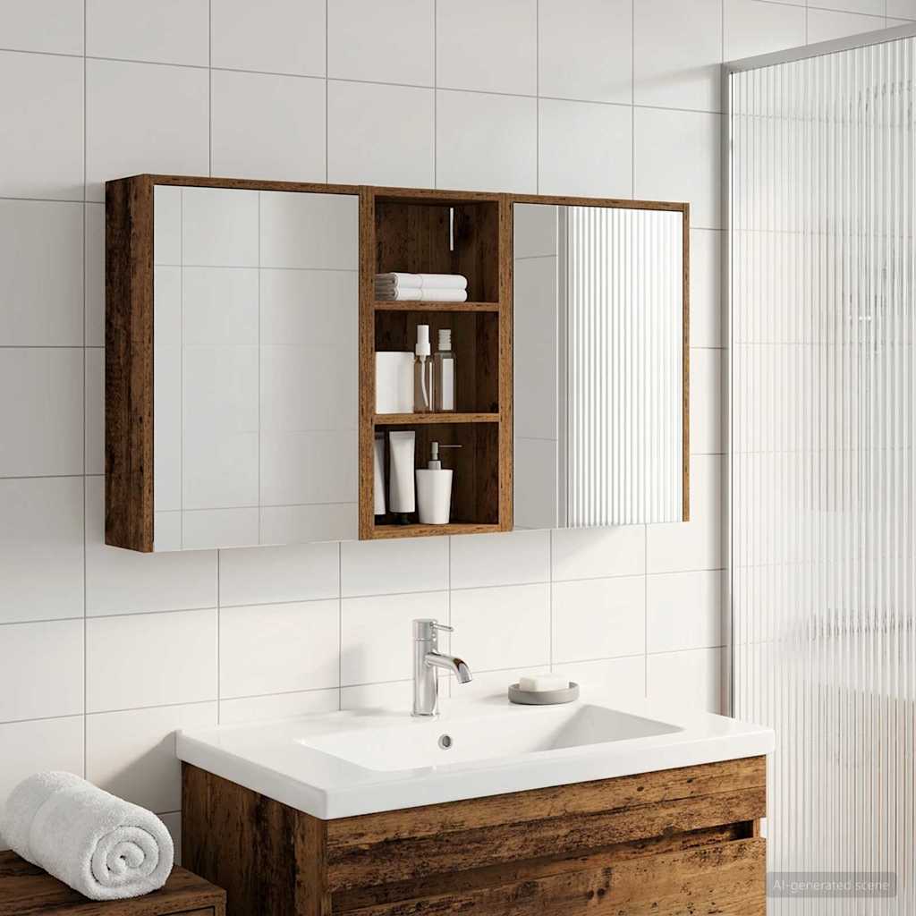 Σετ Ντουλαπιών Μπάνιου 3 pcs 116 x 16 x 62,5 εκ. - Pakobazaar