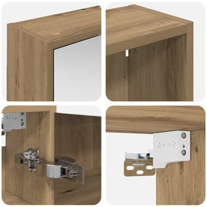 Σετ Ντουλαπιών Μπάνιου 3 pcs 116 x 16 x 62,5 εκ. - Pakobazaar