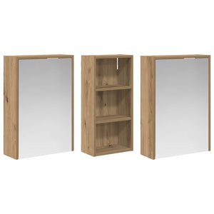 Σετ Ντουλαπιών Μπάνιου 3 pcs 116 x 16 x 62,5 εκ. - Pakobazaar