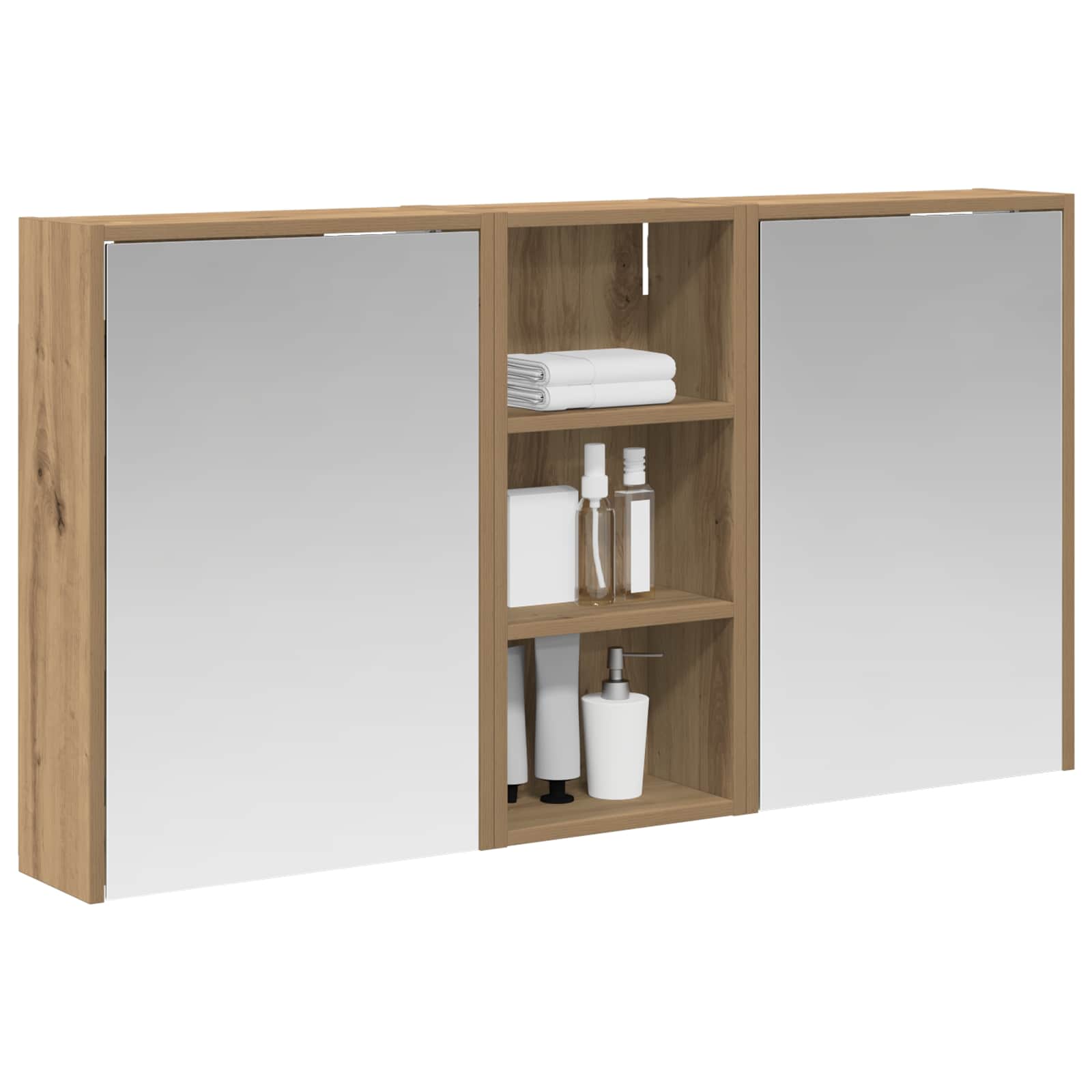 Σετ Ντουλαπιών Μπάνιου 3 pcs 116 x 16 x 62,5 εκ. - Pakobazaar
