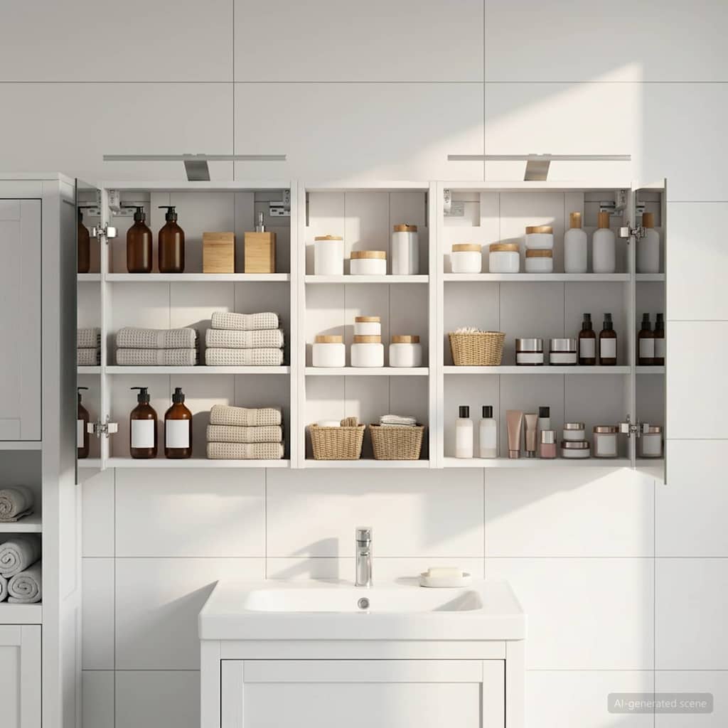 Σετ Ντουλαπιών Μπάνιου 3 pcs 116 x 16 x 62,5 εκ. - Pakobazaar