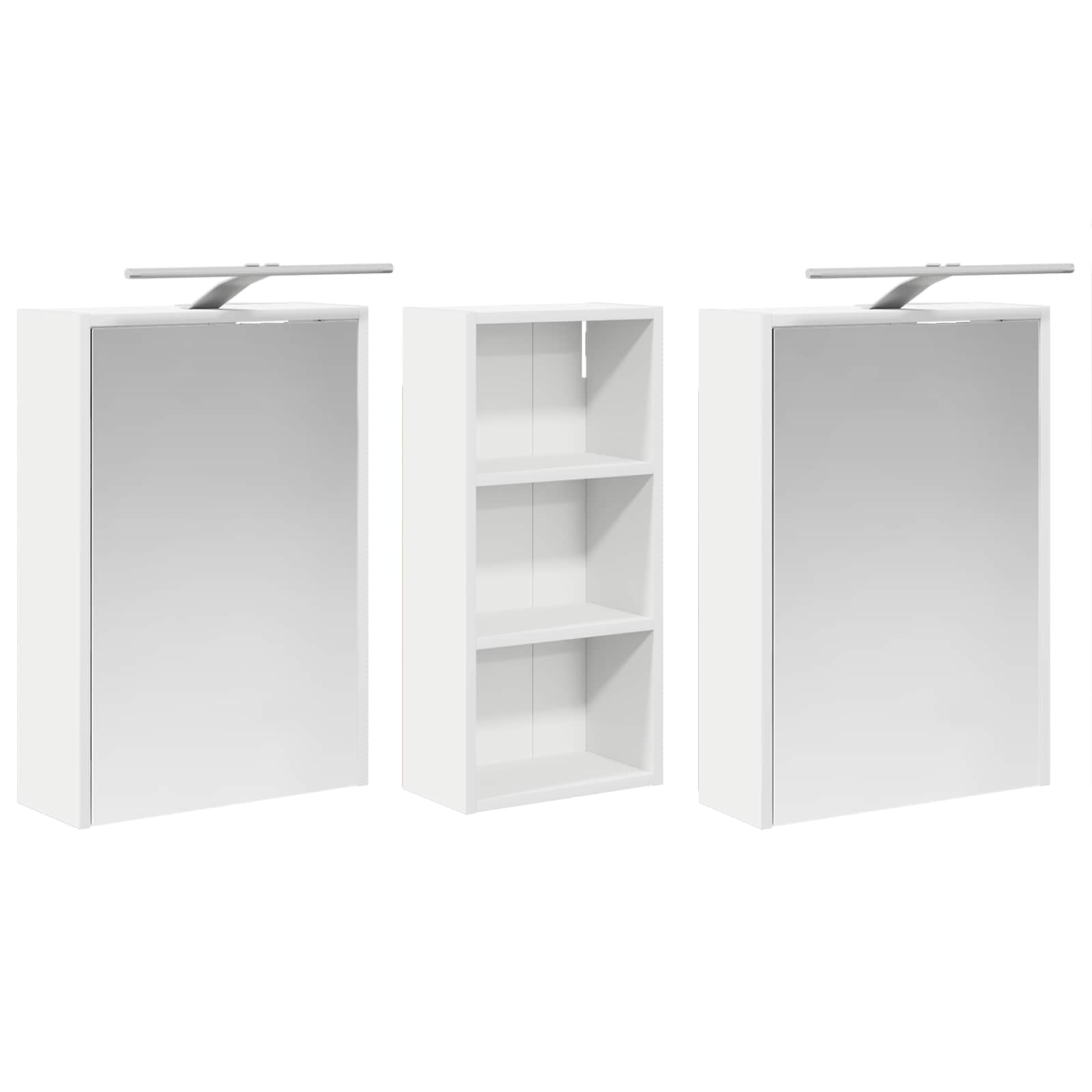 Σετ Ντουλαπιών Μπάνιου 3 pcs 116 x 16 x 62,5 εκ. - Pakobazaar